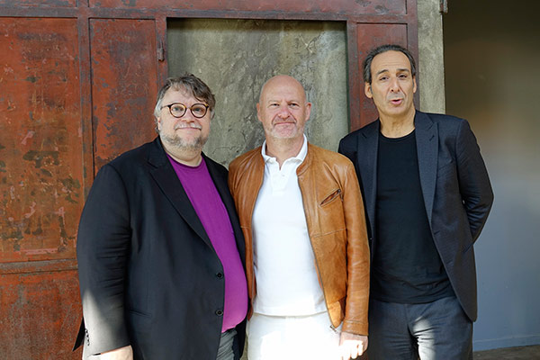 Guillermo Del Toro, Jean-Paul Salomé et Alexandre Desplat